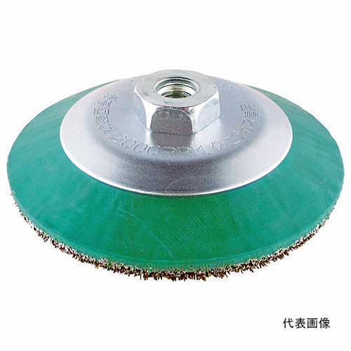 ☆HiKOKI/日立工機 0023-2502 べベルワイヤブラシ ねじ式 より線 外径95粍 10個入