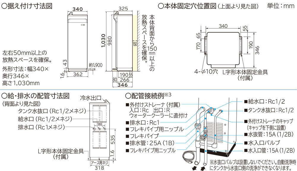 リアル 日立 RW-227PD ウォータークーラー 冷水専用 床置水道直結型 RW227PD smartpipe.com.br