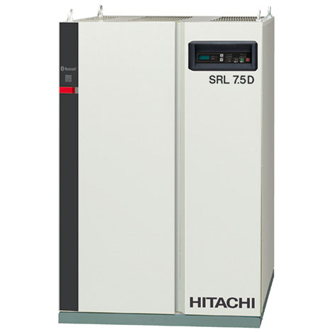 【代引き不可】【法人限定】☆日立産機　SRL-7.5DMNA6　エアードライヤー内蔵オイルフリースクロール圧縮機　7.7kW　三相200V　60Hz　　【車上渡し】【返品不可】