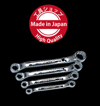 ☆KTC ネプロス/NEPROS 45°×6°ショートめがねレンチセット(4本組) 十二角 NTM5S04|工具ショップ