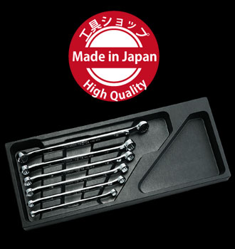 ☆ＫＴＣ ネプロス/NEPROS 15°めがねレンチセット(6本組) 十二角　NTM206