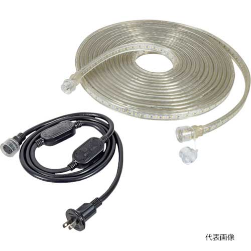 ☆日動 LECN-R5天使の都市-W LEDコネクト伝達ルート 両面発しる 5m 白  吊りひも（4039821） DIY・工具-花・ガーデン・DIY