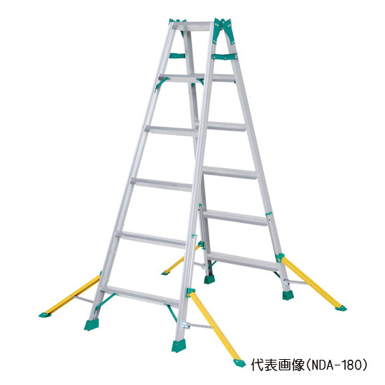 【代引き不可】【法人向け送料無料】☆ピカ/PiCa　NDA-210　アウトリガー付きはしご兼用脚立　天板の高さ：1.98ｍ　【時間指定不可】｜工具ショップ