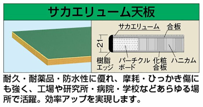 SAKAE/サカエ 【代引不可】軽量作業台KSタイプ KS-157F：ムラウチ+