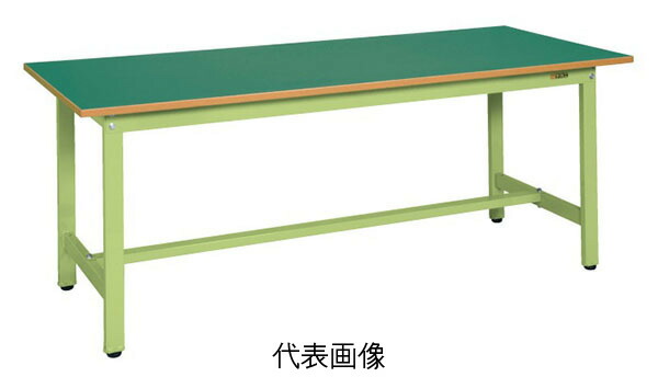 【代引き不可】☆サカエ KS-186F 軽量作業台ＫＳタイプ サカエリューム天板 W1800×D600×H740ｍｍ