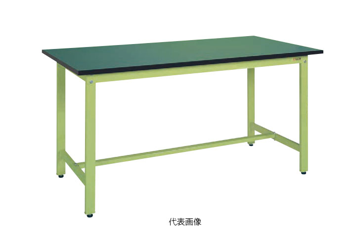 【代引き不可】☆サカエ KK-69FE 軽量作業台ＫＫタイプ（ＲｏＨＳ１０指令対応） サカエリューム天板 W1800×D750×H740ｍｍ グリーン （039158）