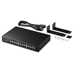 ☆SANWA/サンワサプライ  Giga相応うスイッチングこしき（24界面・繰り返しさぐり当てる役立つこと付き添い人） ローカルエリアネットワーク-GIGAH24L