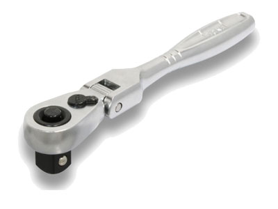 ☆TONE(前田金属工業) コンパクト首振ラチェットハンドル　（ホールド機構付）　差込角9.5mm(3/8”)　RH3FCH