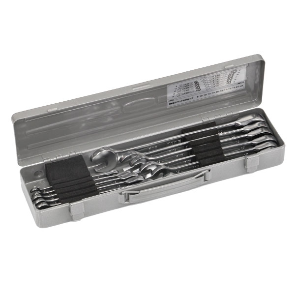 ☆TONE/トネ RMR110 切替式ラチェットめがねレンチセット 全11点 切替式 13°オフセットタイプ