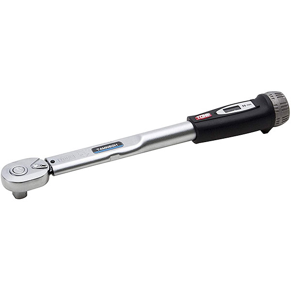 ☆TONE/トネ T4MN50H プレセット形トルクレンチ (ダイレクトセット・ホールドタイプ) 校正証明書付 差込角12.7mm L308mm ソケットホールド機構付|工具ショップ