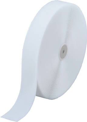 ☆TRUSCO/トラスコ中山 TMBH5025W マジックテープ 縫製用B側 幅50mmX長さ25m 白 (3619516)|工具ショップ