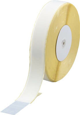 ☆TRUSCO/トラスコ中山　TMAN5025W　マジックテープ　糊付Ａ側　幅50ｍｍＸ長さ25ｍ　白　　　(3619427)