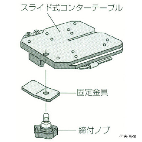 【法人向け】【代引き不可】☆新ダイワ STBL-RB10 スライド式コンターテーブル 【日時指定不可】|工具ショップ