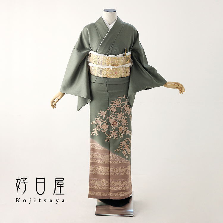 色留袖 身長156-171cm 三つ紋 it-083 - メルカリ