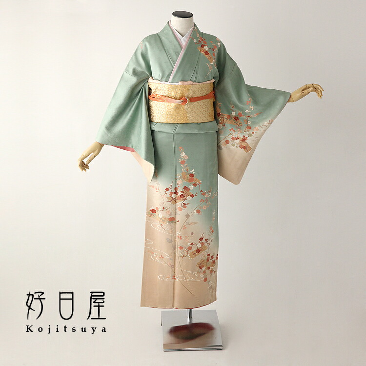 楽天市場】【レンタル】訪問着 フルセット 正絹 適応身長146〜161cm h 楽天市場】【レンタル】訪問着 フルセット 正絹 適応身長146〜161cm h