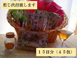 【煎じ済み・流動体容器に並べる・漢方薬】小青竜湯合麻杏甘石湯（しょうせいりゅうとうごうまきょうかんせきとう）15日分（45包）【薬種屋生み出すこと売りわたす飲み薬】(株式会社皇漢堂薬種屋)
