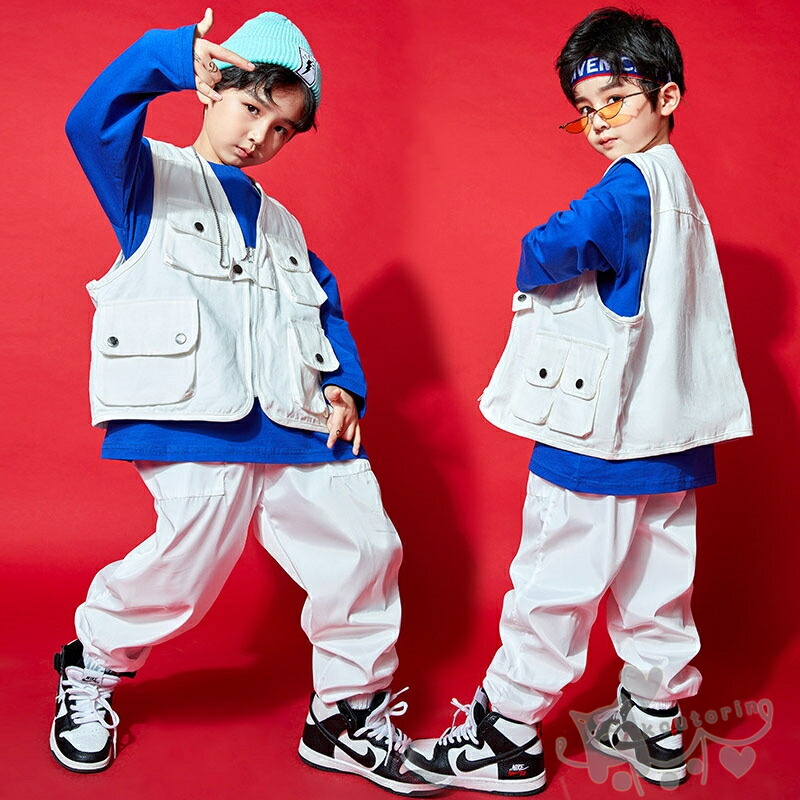 キッズダンス衣装 男の子 女の子セットアップ 子供服 ダンス 衣装 ヒップホップ 派手 トップス ベスト パンツ 発表会 Hiphop 演出服 おしゃれ 110 180cm 送料無料 Fmcholollan Org Mx