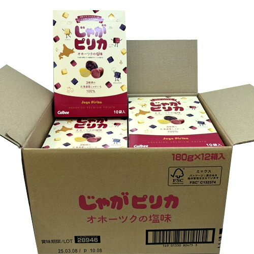 カルビー - じゃがポックル（18g）10袋入り×12箱セット カルビー ポテトファーム じゃがポックル （18g×10袋）12箱（1