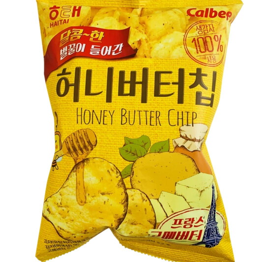 新ヘテ ハニーバターチップ 60g 韓国 ポテトチップス スナック お菓子 おやつ 新品