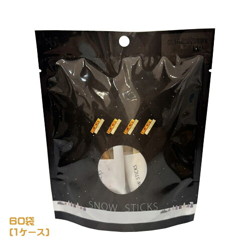 ノースグランド SNOW STICKS(8本入)×60袋(1ケース)業務用 まとめ買い 箱買い スノースティック チーズ ナッツ おつまみ 珍味 チー鱈 チータラ|PASSIOS(パシオズ)