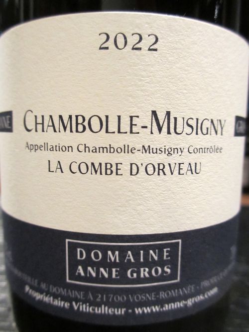 楽天市場】ドメーヌ・アンヌ・グロ シャンボール・ミュジニー コンブ