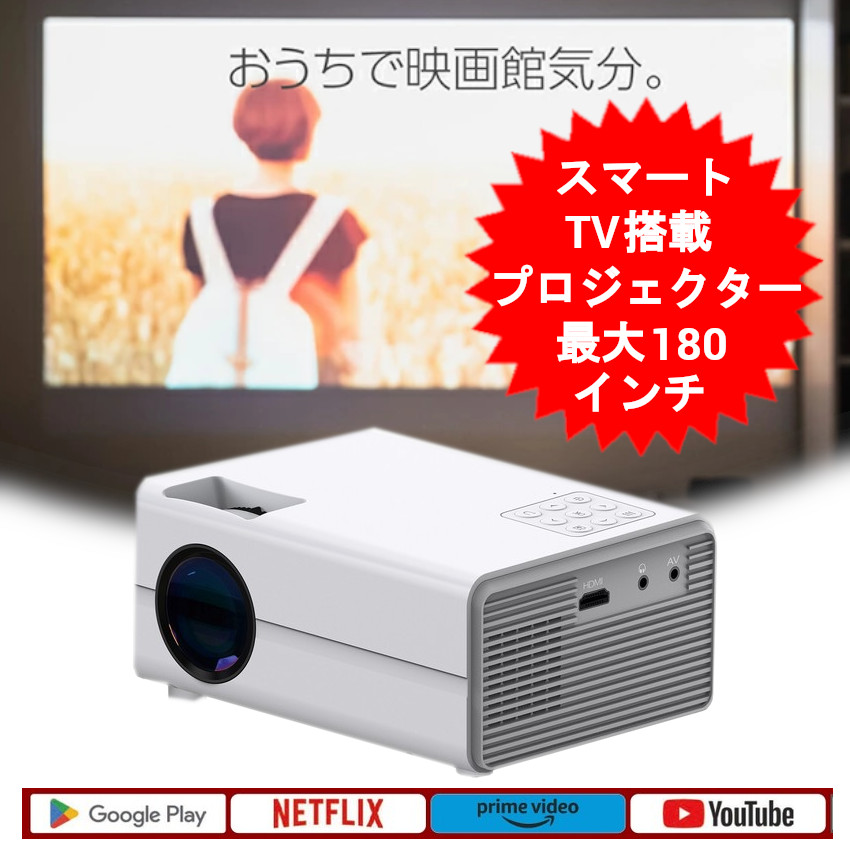 OVERTIME TVチューナー&DVD付LEDプロジェクター OT-TPJ200AK