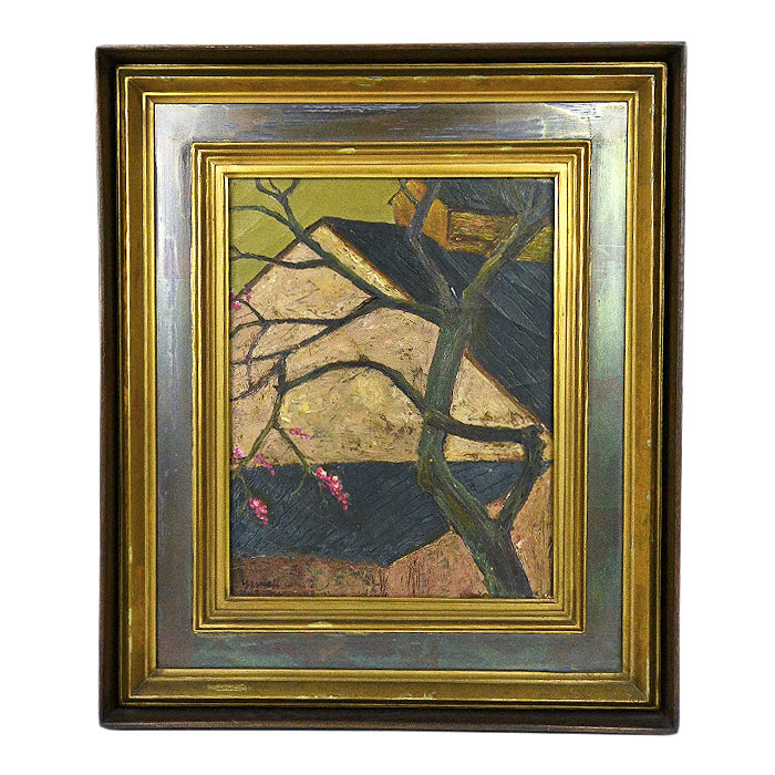 楽天市場】武者小路実篤『林檎のある静物』日本画 色紙【中古】 : 内田画廊