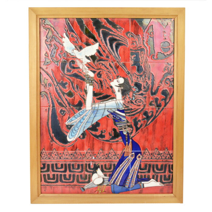 丁紹光　ティンシャオカン　額装　ポスターアート　インテリア ティンシャオカン 丁紹光 コンテンプレーション 想い アートポスター