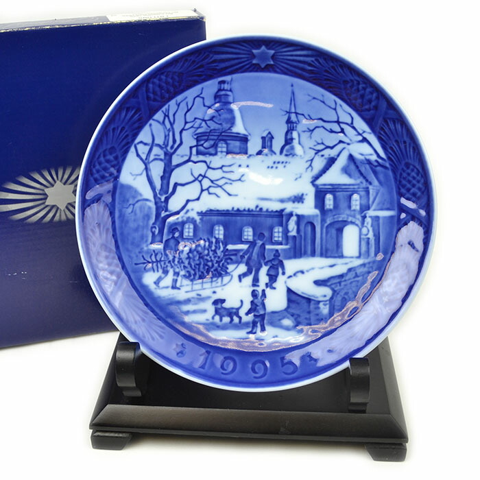 楽天市場】ロイヤルコペンハーゲン イヤープレート 1966年 昭和