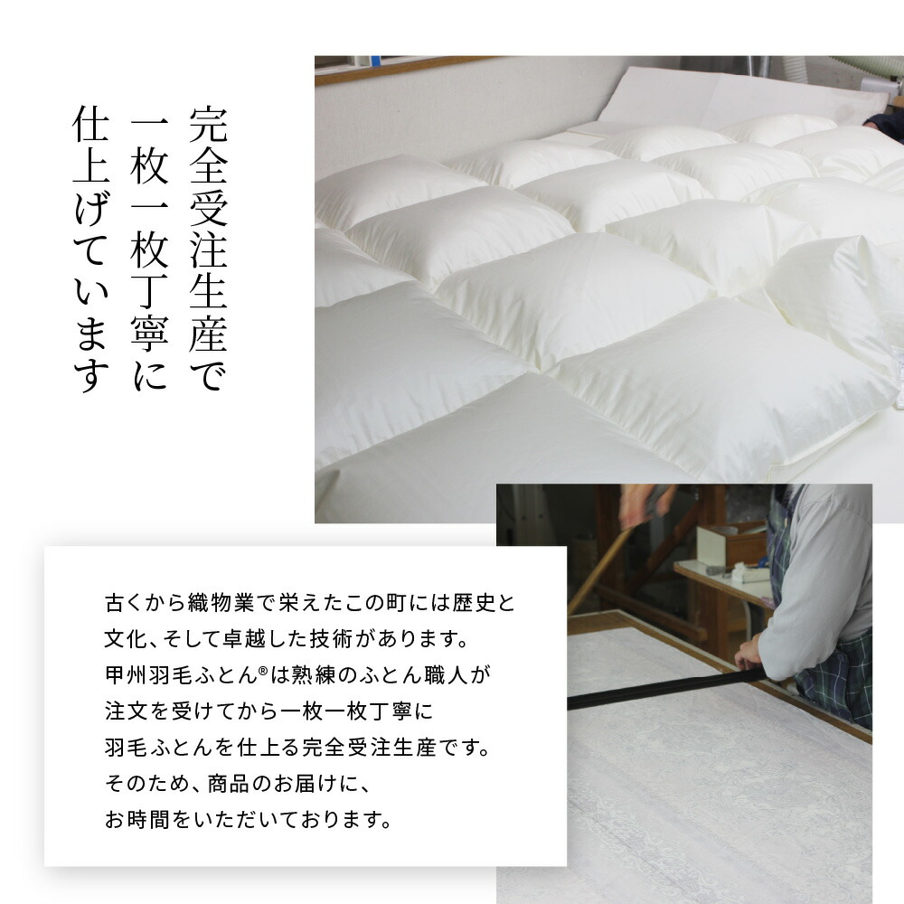 【送料無料】6060SERIESホワイトグース90%本掛けふとん(SDサイズ170cm×210cm)