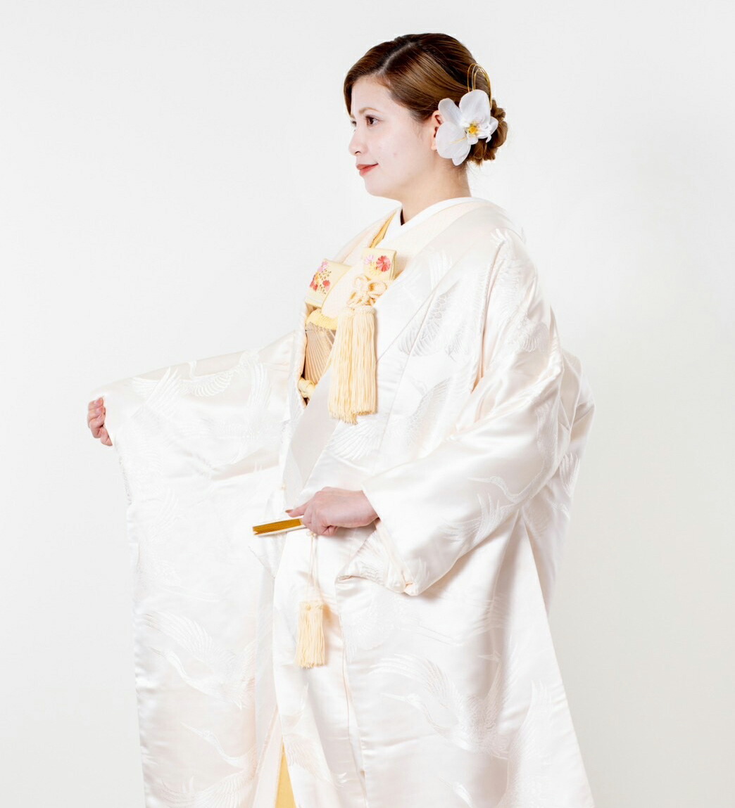 楽天市場】打掛 婚礼衣装 花嫁衣裳 色打掛 幸福鶴の舞豪華 