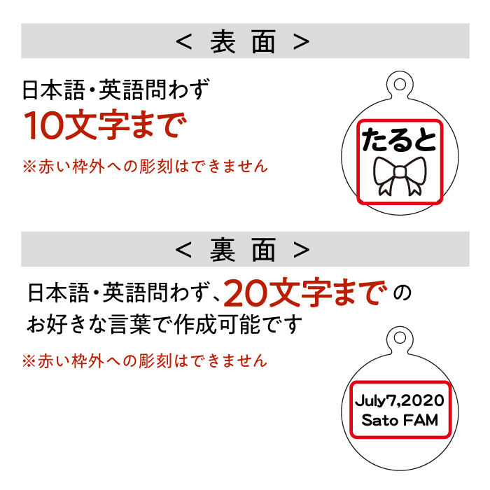 楽天市場 月間優良ショップ受賞４回達成 お好きな言葉でお作りいたします 迷子札 犬 猫 迷子 防止 丸小型 名前 連絡先 刻印します 最短当日発送 ドッグタグ ペットタグ ネームタグ 紙ってる