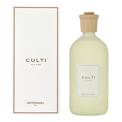 マラソン期間中エントリーでポイント5倍＆最大1110円OFFクーポン★クルティ CULTI スタイル フレグランススティック MEDITERRANEA メディテラネア ディフューザー 1000ml スティック付き 【当日出荷14時まで_休業日除く】【送料無料】｜香水カンパニー