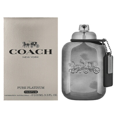 マラソン期間中エントリーでポイント5倍＆最大1110円OFFクーポン★コーチ COACH コーチ マン ピュア プラチナム パルファム PARFUM SP 100ml 【香水】【当日出荷_休止中】【送料無料】｜香水カンパニー