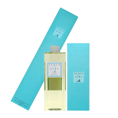 アクア デル エルバ ACQUA DELL'ELBA ジャルディーノ・デリ・アランチ ルームディフューザー 詰め替え用リフィル 500ml リード付き 【当日出荷_休止中】【送料無料】【割引クーポンあり】