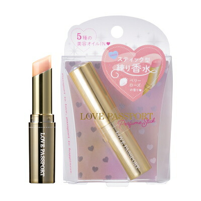 楽天市場 最大250円offクーポン ラブパスポート Love Passport パフュームスティック べリーコーラル ベリーローズの香り 3 5g スティック型練り香水 あす楽 香水カンパニー