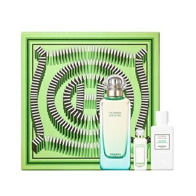 エルメス EDT100ml+EDT7.5ml+ボディローション40ml HERMES コフレセット 【あす楽対応】 ナイルの庭