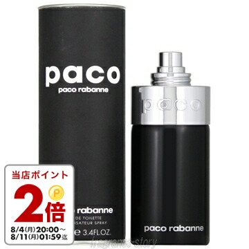 楽天市場】パコラバンヌ パコ オードトワレ 100ML EDT SP