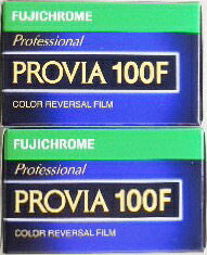 ２個 フジ リバーサルフィルム プロビア１００Ｆ ３６枚