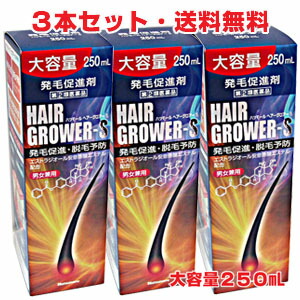 【3本書き割り】【第(2)類飲み薬】心の臓ショッピングセンター ヘアーグロアーS 250ml×3個  頭皮の脂を合わせるする田村治照堂の発毛推しすすめる剤脱毛症、抜け毛、薄毛、脱毛の止めることd2rui 10P06jul13 【RCP】