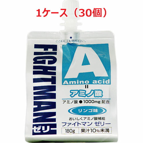 楽天市場】【1ケース】ファイトマン ゼリー（アミノ酸）180g×30