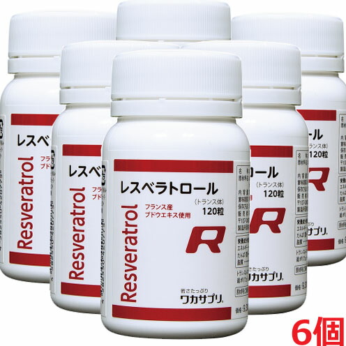 分子生理化学研究所 レスベラトロール 120粒 6個 Resveratrol S S1 Cdm Co Mz