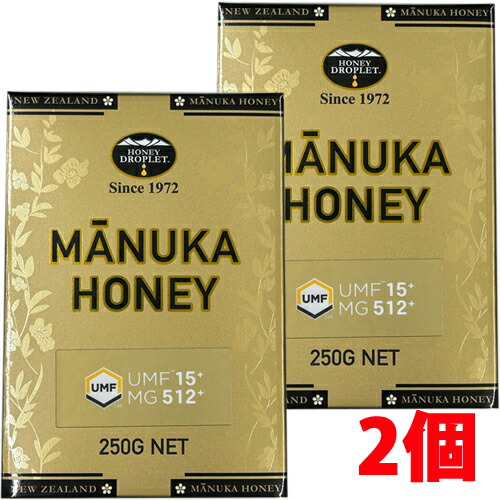 ★送料無料★UMF15+マヌカハニー 250g×2個（ハニージャパン）