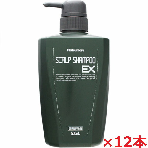 【12本仕掛ける】【治療薬部外品】心の臓ショッピングセンター薬用スカルプシャンプー ＥＸ 500ml×12個