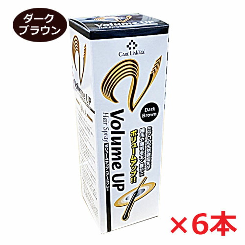 送料無料 6本セット 細毛 薄毛をボリュームアップヘアスプレー ダークブラウン 0g 薄毛隠しスプレー コンビニ受取対応商品 Tajikhome Com