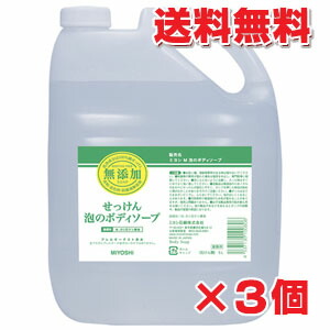 国際ブランド 3個セット 業務用 ミヨシ石鹸 無添加せっけん 泡のボディソープ 5l 3個 ヘルスケア コヤマ 開店祝い Www Faan Gov Ng