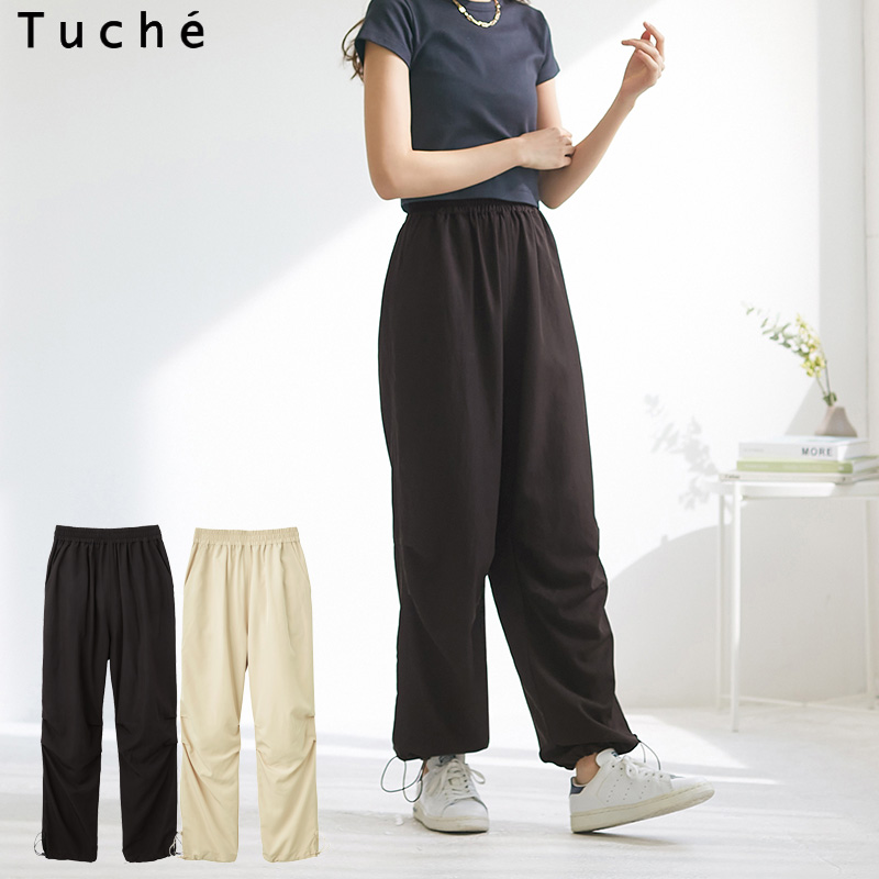 楽天市場】【送料無料】 GUNZE Tuche パラシュートパンツ レーヨン混