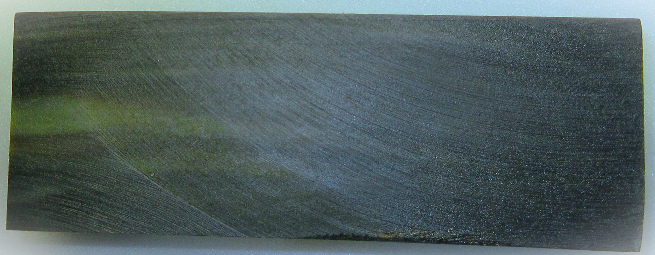 水牛工芸材料、長尺。幅広。厚板7。黒（天然色）・長さ約16.7ｃｍ・幅約6.15～ｃｍ　厚み7～6.5m/m。加工方法を在中。ゆうパケット便。