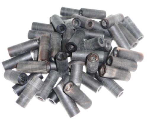 11011円 当店在庫してます! 水牛工芸材料 丸棒材 直径 11mm 長さ 30mm 丸玉 なつめ玉 リールの柄 芯持ち 黒 天然色 50個で15400円 1個の価格です 500個より メール便.右端は 左の棒物より加工した玉です