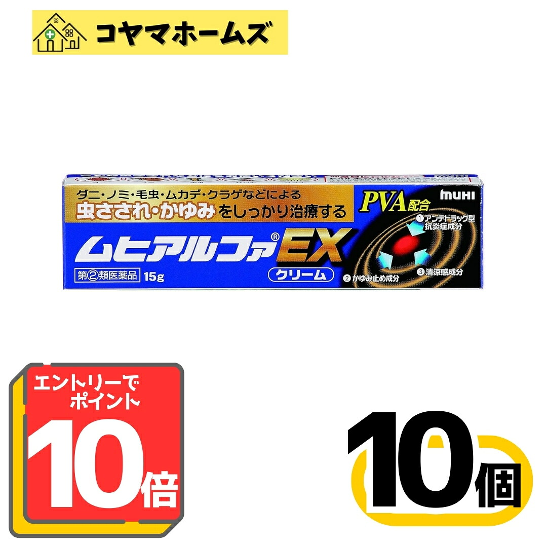【百貨店SALE★P10倍＆100円OFF】【特定化第2類飲み薬】ムヒアルファEX 15g 〔10仕掛ける〕（セルフメディケーション税制客体）※要エントリー